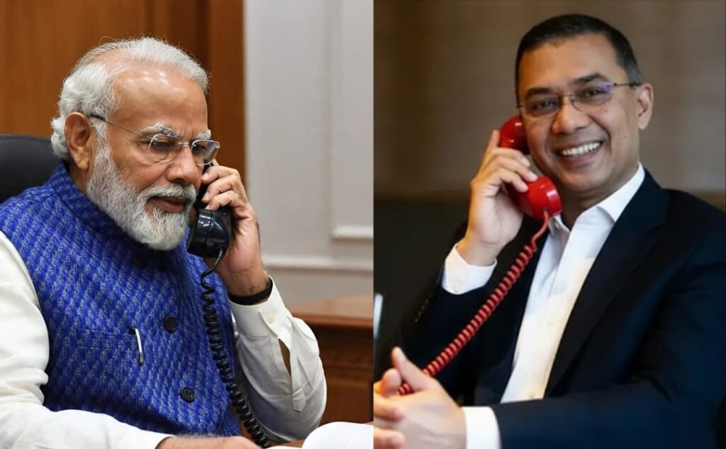 তারেক কে ফোন করে মোদির অভিনন্দন! ভারত-বাংলাদেশ সম্পর্ক এগিয়ে নেওয়ার প্রত্যয় দুই নেতার।
