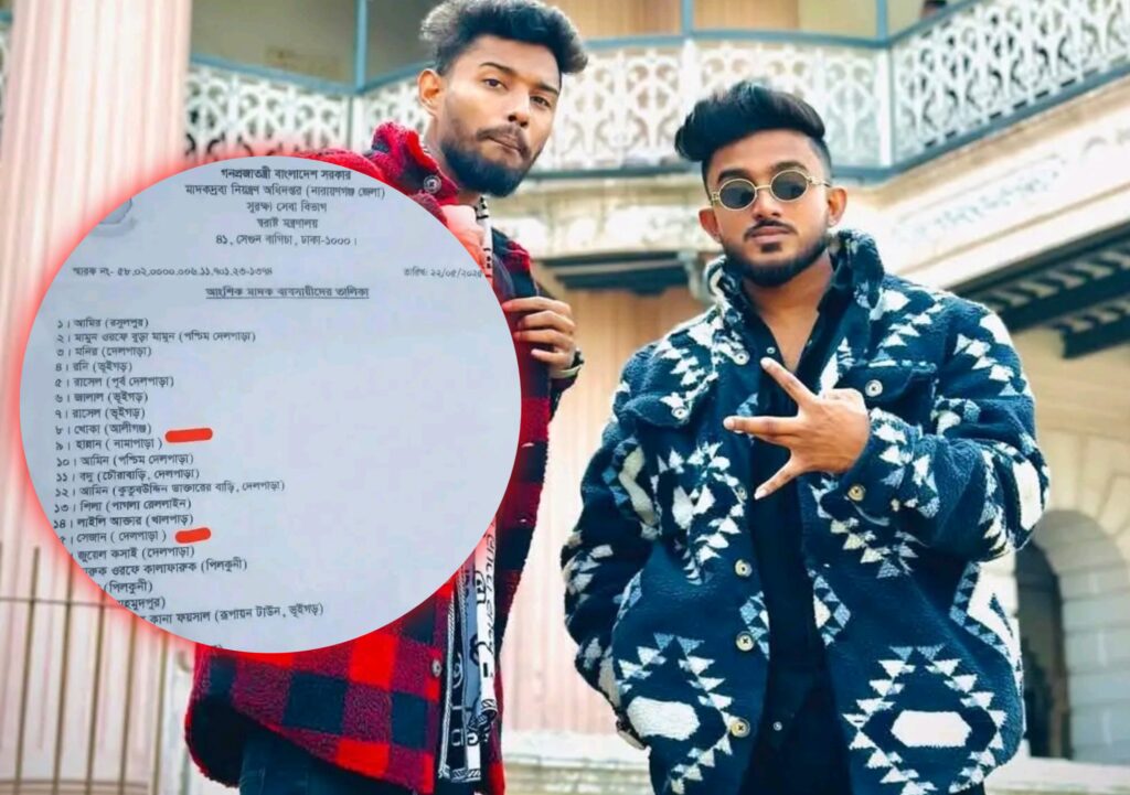 র্যাপ গানের আড়ালে ভয়ংকর মাদক ব্যবসা : পুলিশ খুঁজছে র্যাপার সেজানকে