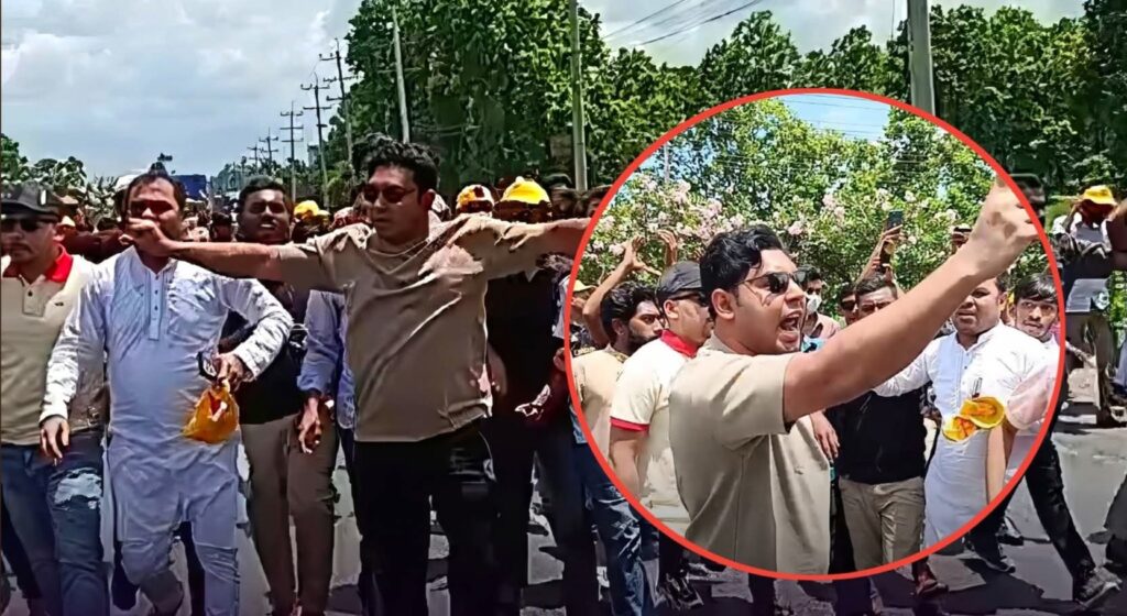 ভারত থেকে ফিরেই অ্যাকশনে নাসির মোড়ল: গাজীপুরে ছাত্রলীগের বিশাল মিছিলে কাঁপল রাজপথ!