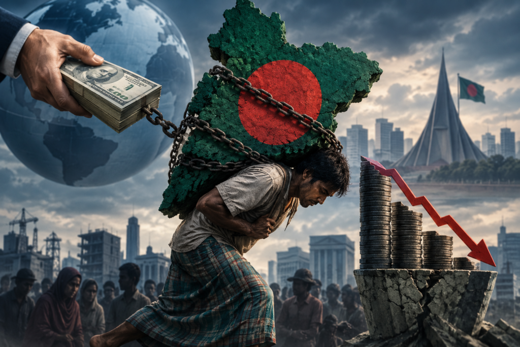 বৈদেশিক ঋণ ও রাজস্ব সংকটে অর্থনৈতিক চাপ: রিজার্ভ ও অভ্যন্তরীণ দায় পরিশোধে বড় চ্যালেঞ্জের মুখে দেশ