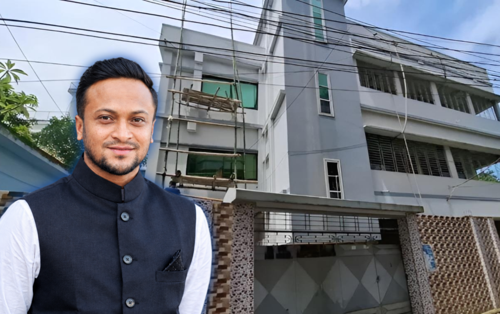 সাকিব আল হাসানের মাগুরার বাড়িতে চলছে সংস্কারকাজ