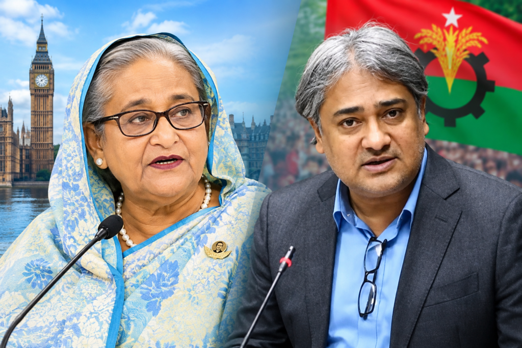 লন্ডনে শেখ হাসিনার বক্তব্য নিয়ে বিএনপির দ্বিমুখী নীতি: কঠোর সমালোচনা মোহাম্মদ আলী আরাফাতের