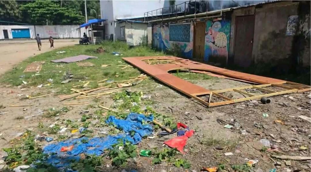 ১০ লাখ টাকা চাঁদা দাবি: চট্টগ্রামের পলোগ্রাউন্ডে ৩২ বছরের ঐতিহ্য বাণিজ্য মেলার মাঠে হামলা ও ভাঙচুর