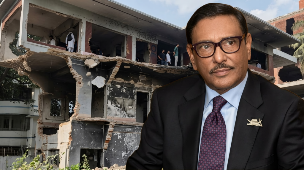 তারেক রহমানকে ওপেন চ্যালেঞ্জ ওবায়দুল কাদেরের: ‘ধানমন্ডি ৩২ খুলে দিলে জনসমুদ্র দেখা যাবে’